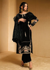 Khakha Formal Black Velvet